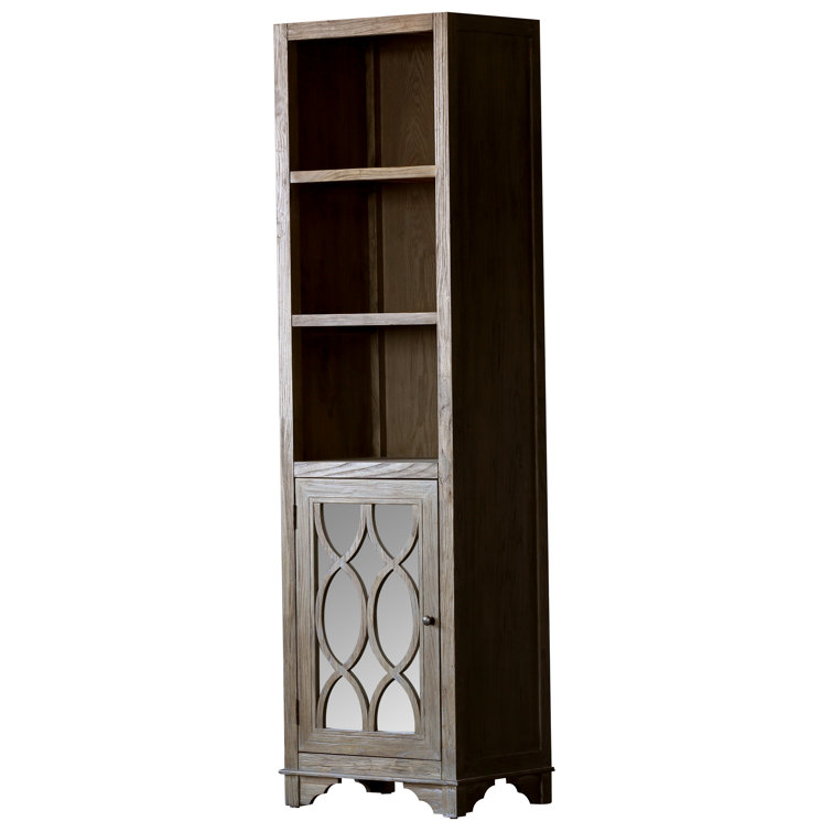 August Grove® Figlia Solid Wood Freestanding Linen Wayfair